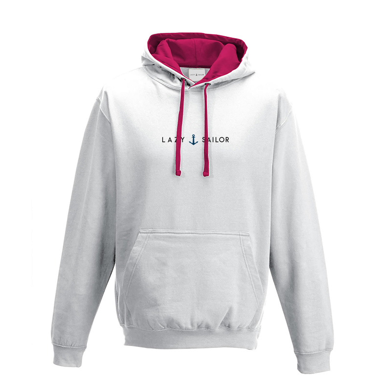 Arctic White / Hot Pink