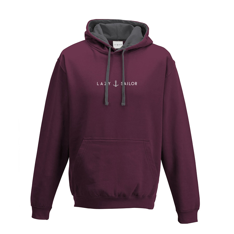 Burgundy / Charcoal