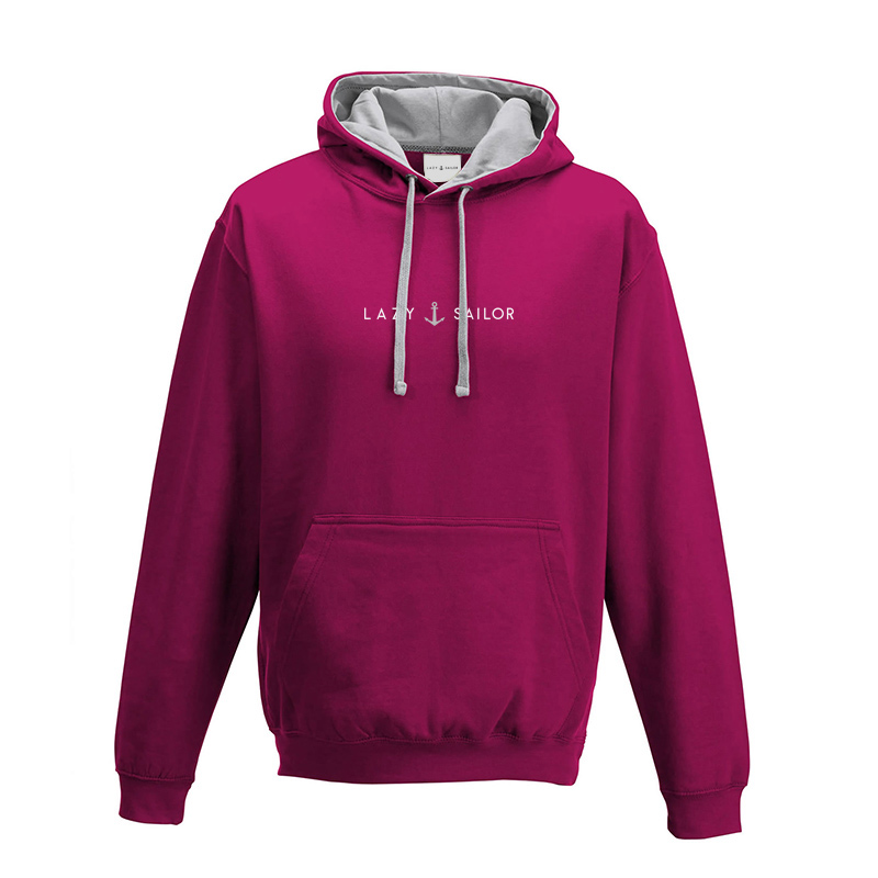 Hot Pink / Heather Grey